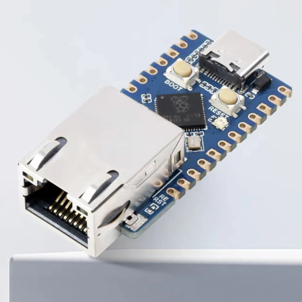 RP2040-ETH Mini Development Board C/C++ MicroPython Ethernets Port Modules Based On Raspberry Pi RP2040 Dual Core Processor