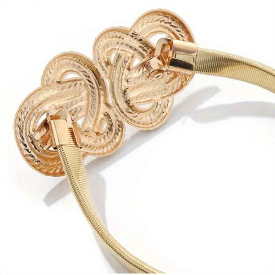 1pc Chinese Light Luxury Curtain Tiebacks Modern Knot Metal Spring Curtain Buckle Fixed Storage Curtain Accessories Home Decor
