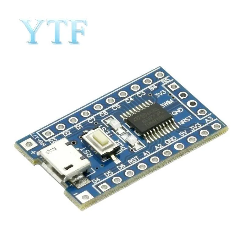 STM8S103F3P6 Development Board STM8S STM8ระบบขั้นต่ำ Core โมดูลไฟ LED 5V/3.3V สำหรับ Arduino
