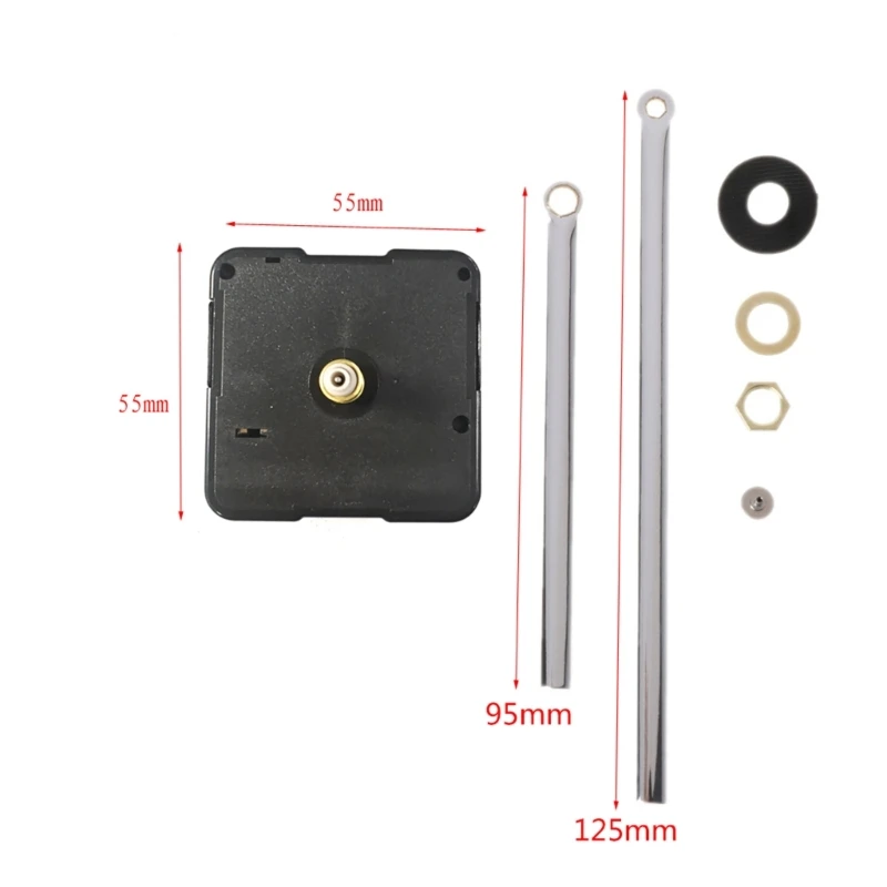 DIY  Clock Movement Long Shaft Replacement Clock  Repair Supplies for Handmade Manual Replace Mechanism