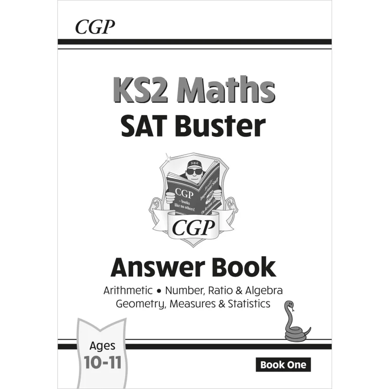 

KS2 Maths SAT Buster Книга ответов 1 за 2025 Тестов Книги CGP Координация Групповые публикации 9781847627865 Книга