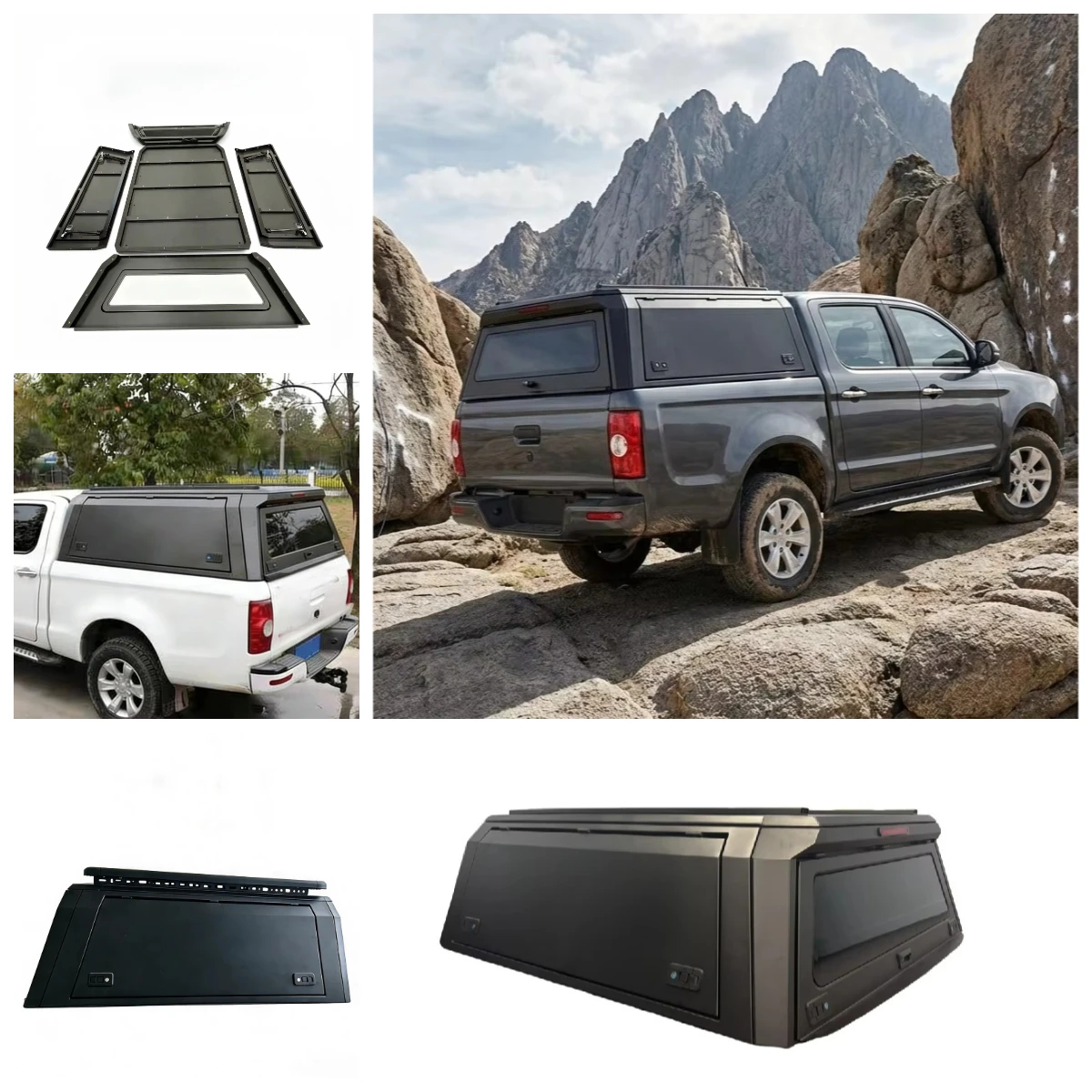

High Quality Truck Canopy Topper Waterproof Camper Hardtop for JAC T6/T8