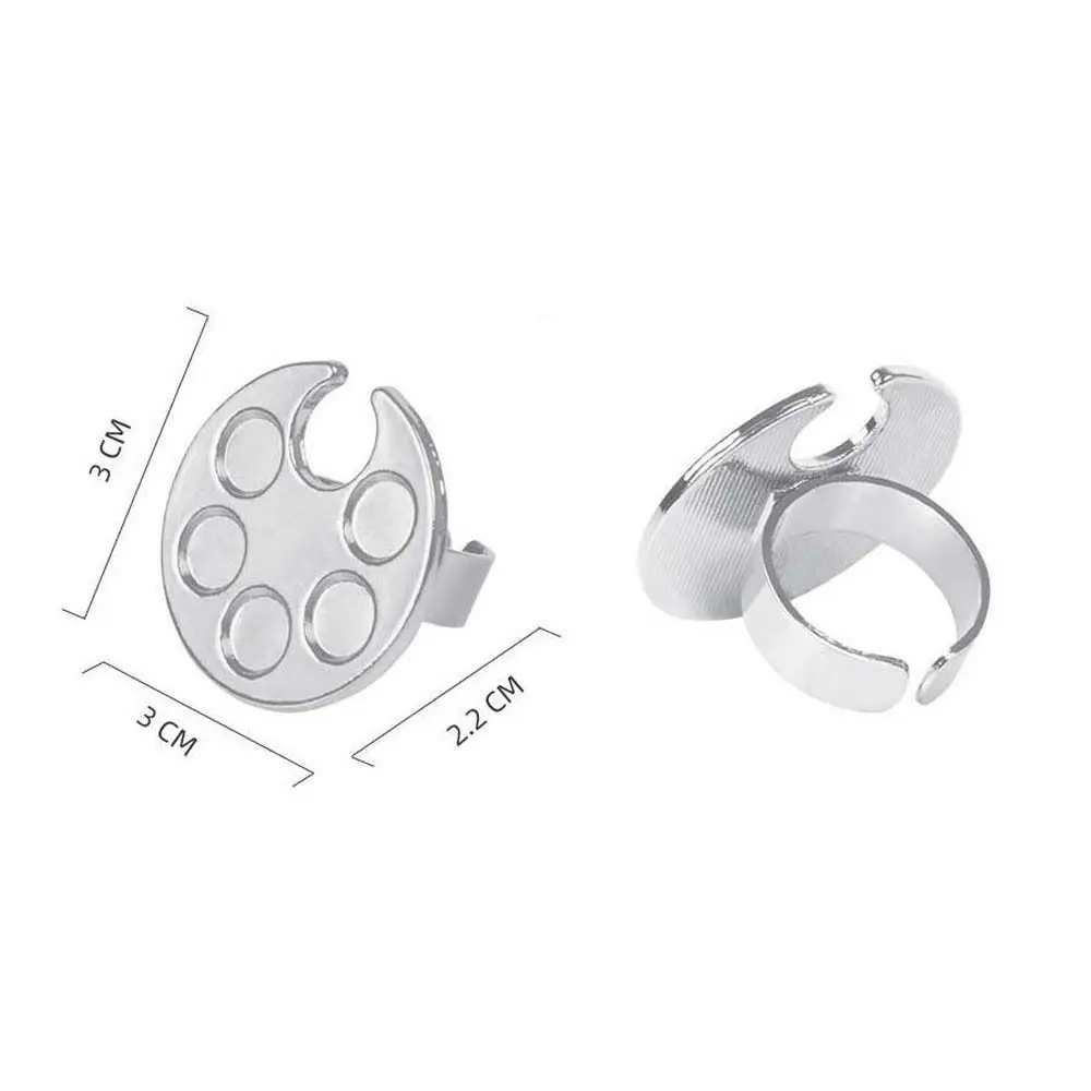 Femmes peint anneau bricolage Nail Art outil de couleur des ongles panneau d'affichage des ongles affichage des ongles anneau conseils photographie outils Nail Art Palette