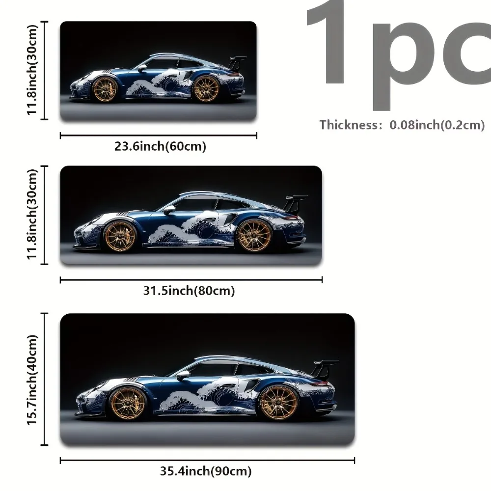 Greative автомобильный коврик для мыши, большие игровые аксессуары, крутой механический коврик для клавиатуры, расширенный офисный настольный коврик, нескользящий, высокое качество
