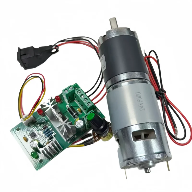 PGM42-775 DC speed reducer motor, with controller for forward and reverse rotation with high torque (12V, 24V)