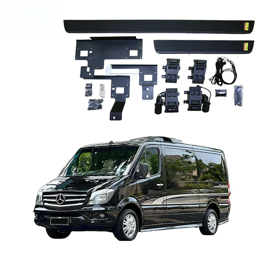

Liush Auto Car Power Electric Side Step Running Board for Benz Sprinter 2018 Aluminum Alloy Electronic Side Pedal Waterproof