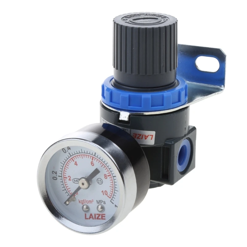 Air Pressure Regulator Air Adjusting Regulator AR2000 1/4'' Air Control Compressor Pressure Relief Regulator