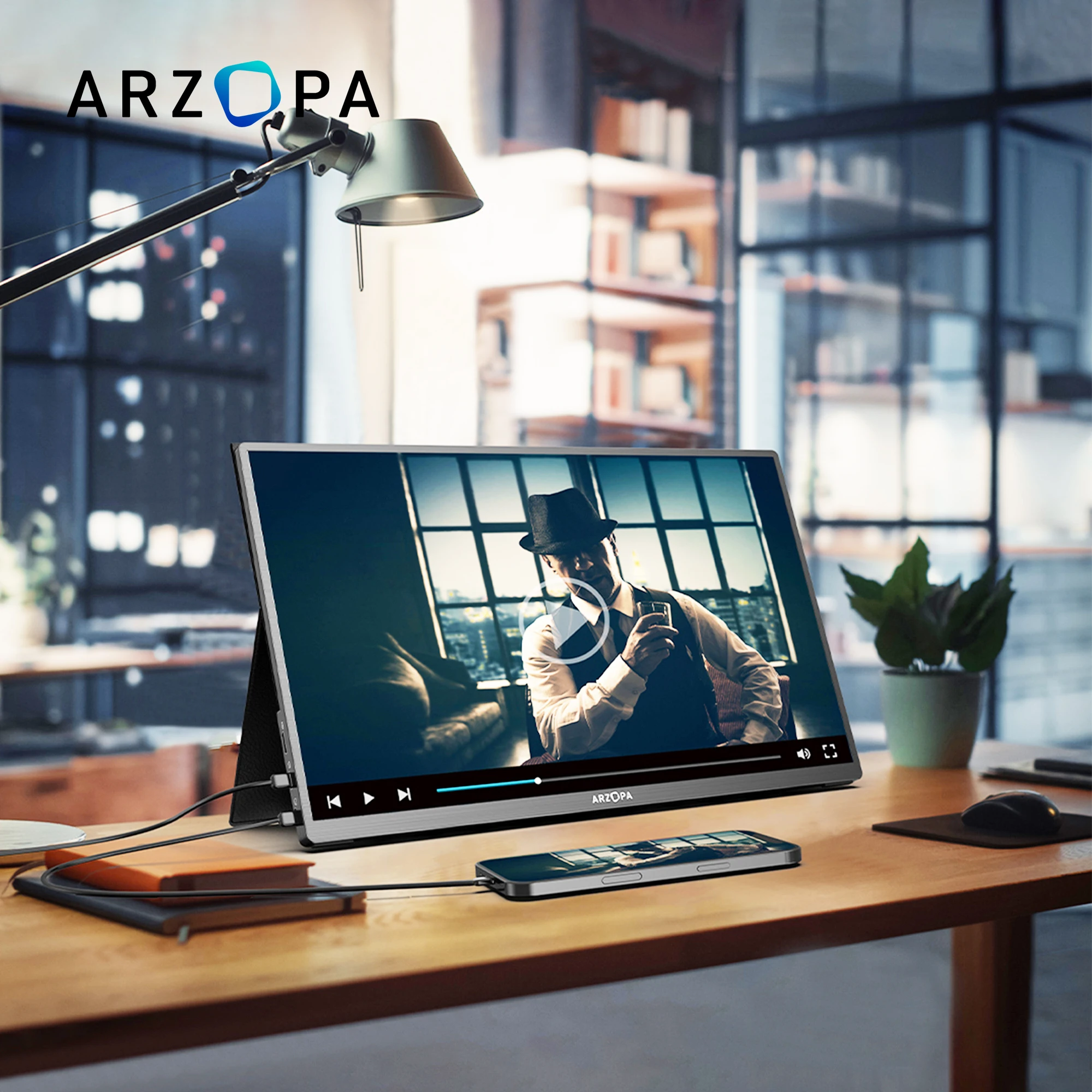 

Arzopa Hot Selling IPS HDR 2K 2560*1600 PC Portable Gamer IPS 16 Inch Laptop Screen Extender