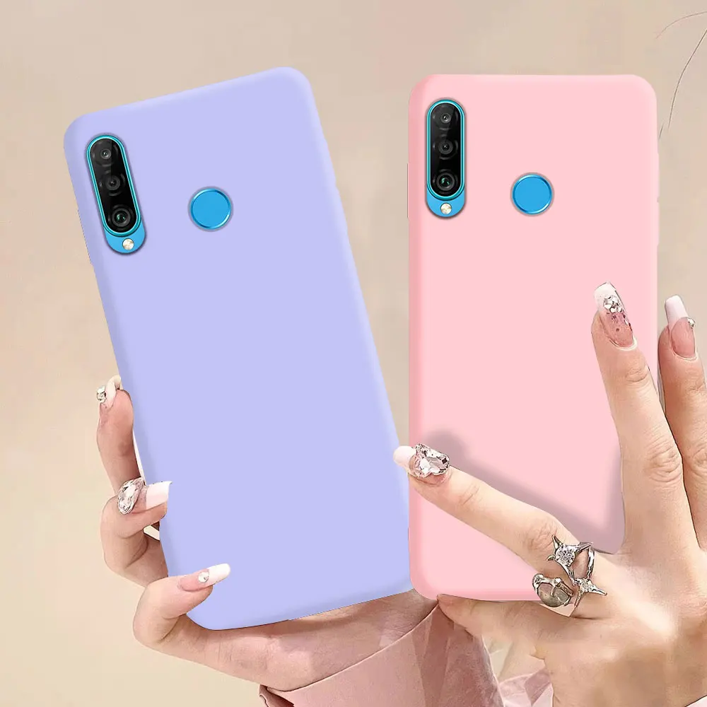 Neue Flüssigsilikon-Handyhülle für Huawei P30 Lite, weiches flüssiges Silikon, Silikon, schützt die Original-Rückseite – Detail 16