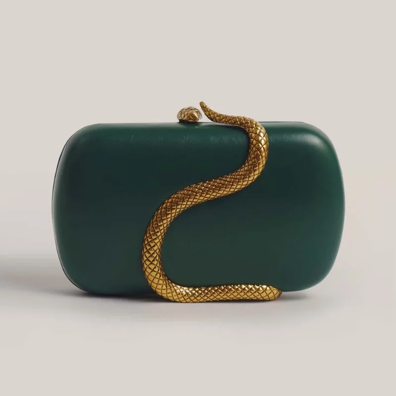 PU Clutch Snake Bag Crossbody Bags for Women Shoulder Bags Fashionable Designer Bag Dinner Bag Purse and Handbags Bolsos Mujer image 6