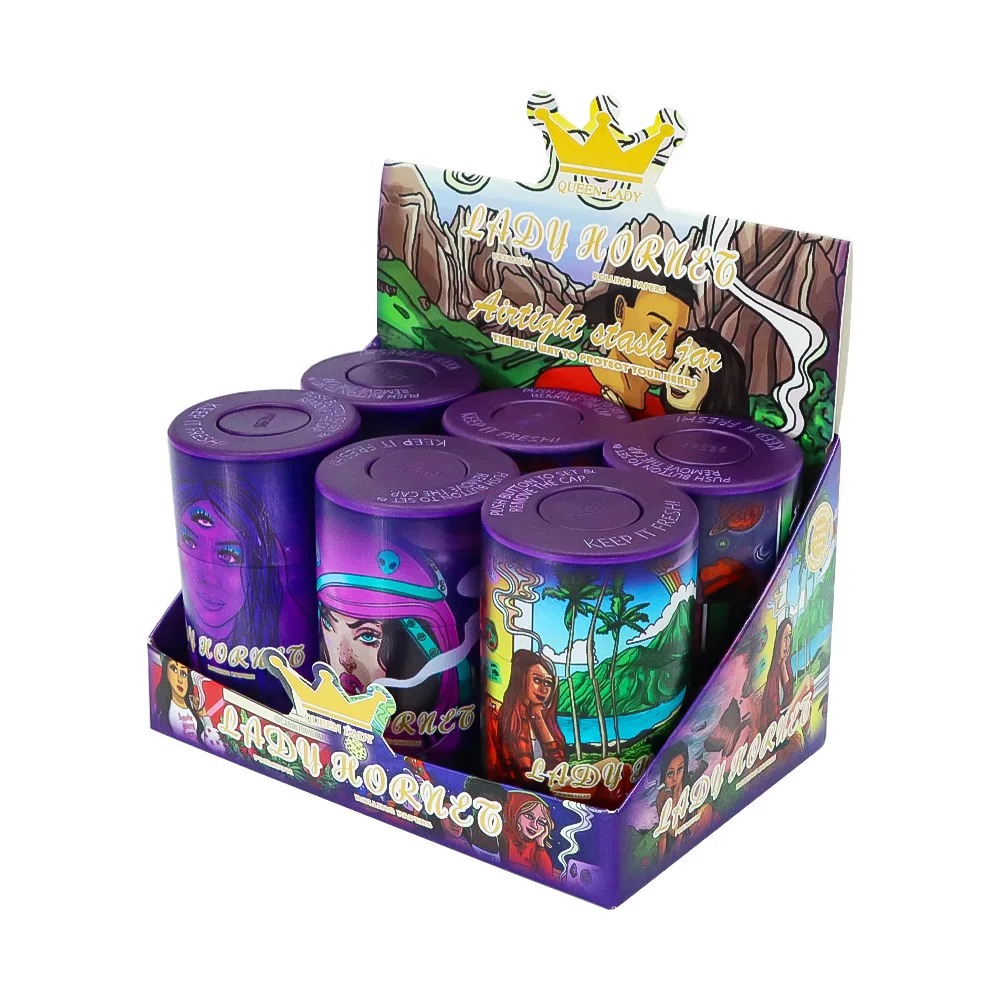 

Airtight Stash Jar Smell Proof Herb Stash Container can Vacuum Seal Tobacco Herb Box smoking Accessories For Keep It Fresh