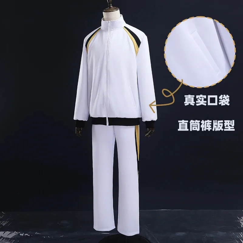 High Quality Haiky Anime Kotaro Bokuto Akaashi Keiji Cosplay Costume Fukurodani High School Uniform Embroidery Tracksuit