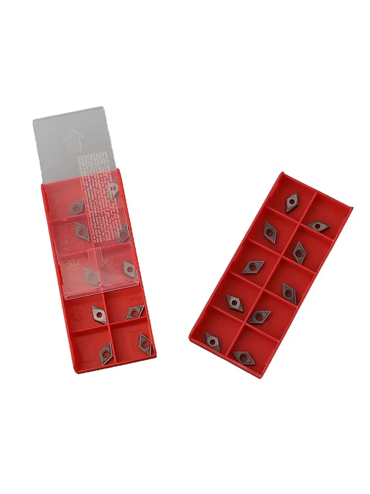 DCMT070204 VP15TF Carbide Inserts 20 Pack for Lathe Turning Tool Holder Compatible with SDJCR/SDNCN/SDQCR Series