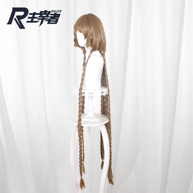 Game Reverse 1999 Echo Ballad Cos Wig Brown Long braided twists Synthetic Hair Halloween Party Anime Cosplay Wig