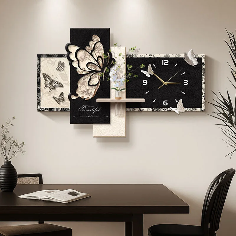 

Interior Modern Wall Watch Aesthetic Design Creative Fashion Silent Wall Clocks Silent Living Room Reloj Pared Home Decoration