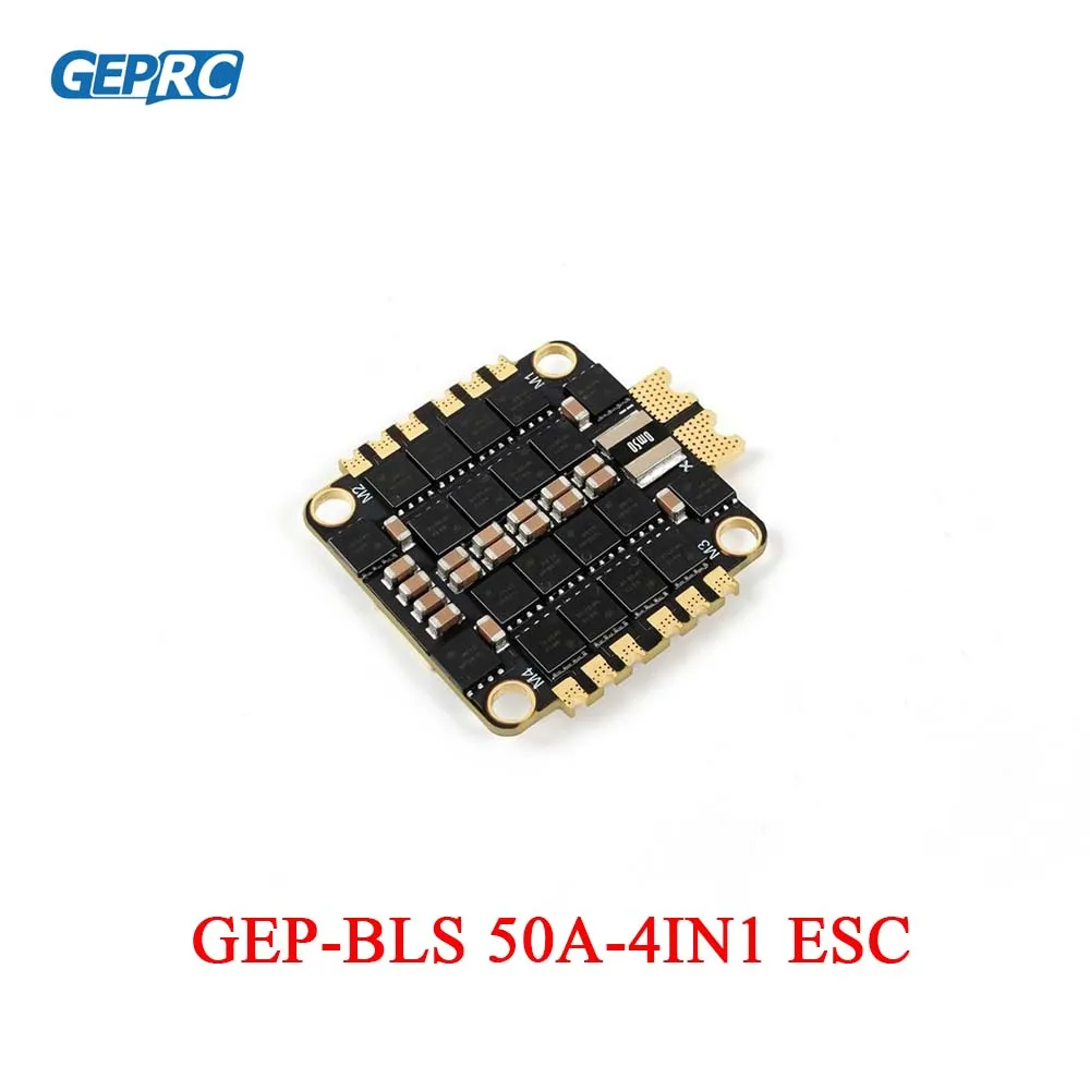 GEPRC GEP-BLS50A-4IN1 ESC 50A Blhelis 3-6S Wydajny Oneshot125 Oneshot42 Mulishot Dshot150 300 600 do Dronów RC FPV Freestyle