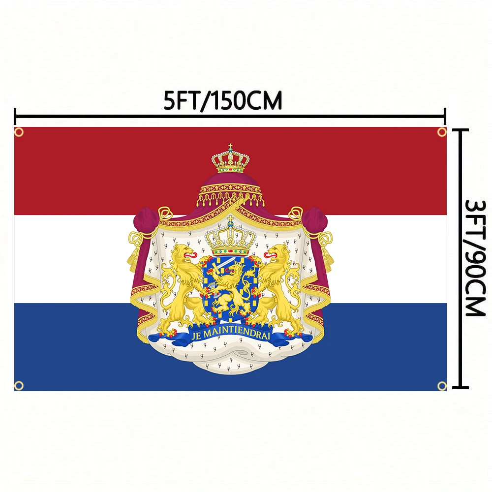60X90CM 90X150CM Netherlands Royal Flag Nl Nld Holland Nederland Netherlands Flags Polyester Printed Decoration Banner Tapestry