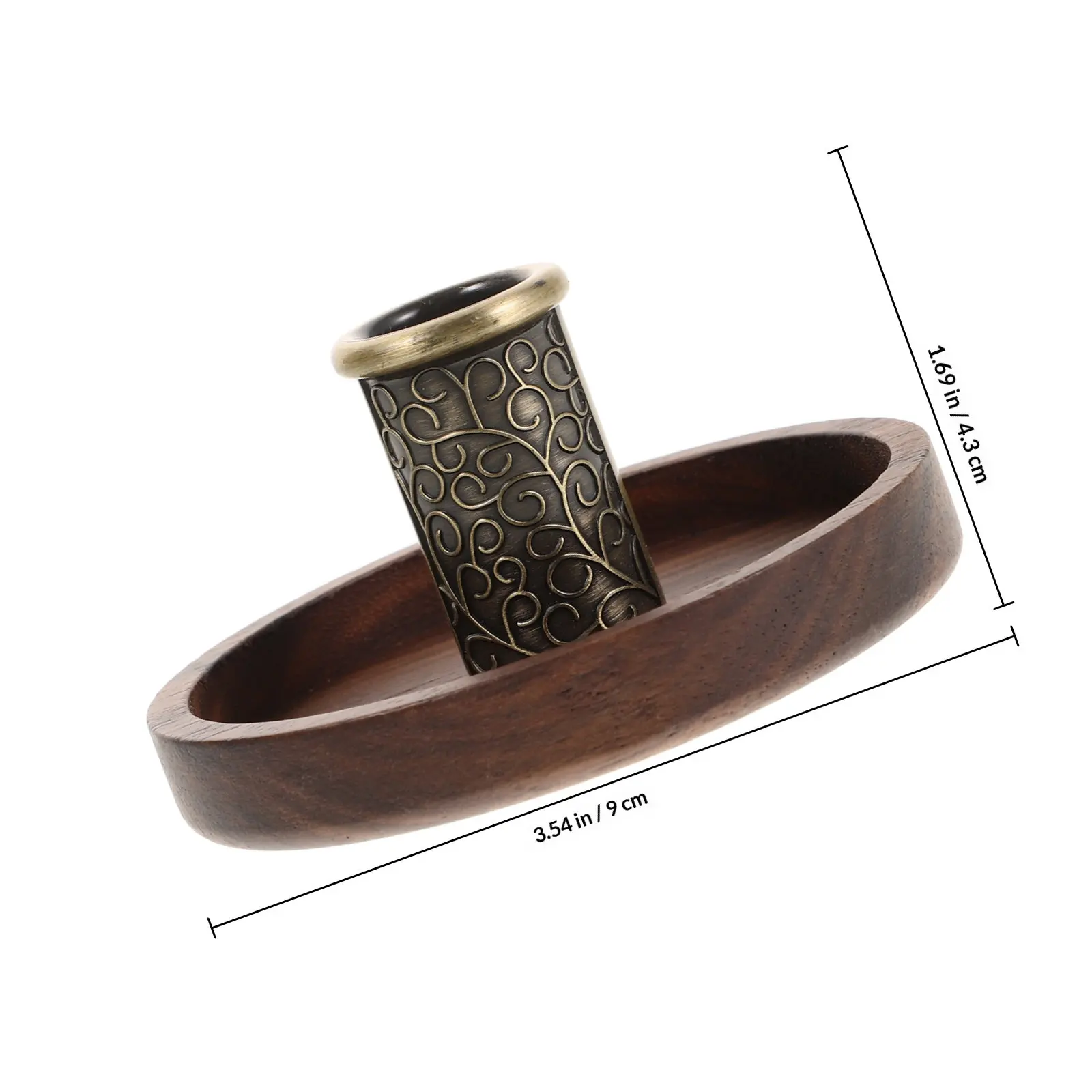 Natural Wood Moxibustion Stick Holder Stand Burner Tray for Mugwort Wormwood Sticks Portable Compact Design Safe Stable Moxa