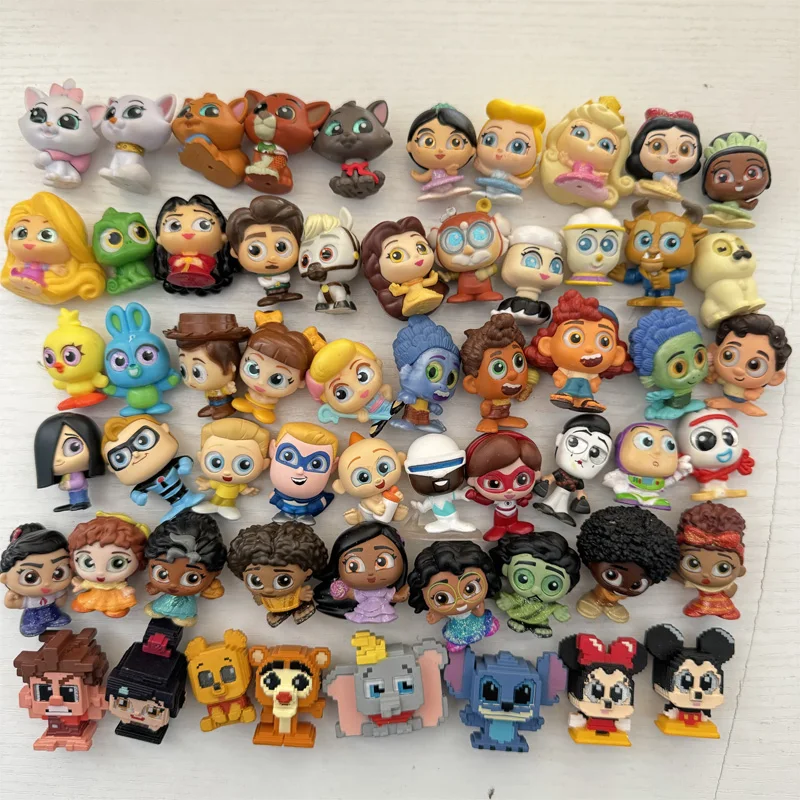 

Disney Doorables Anime Figures Popular Character Set Cartoon Characters Model Kawaii Big Eyed Doll Toys Collect Ornaments Gifts