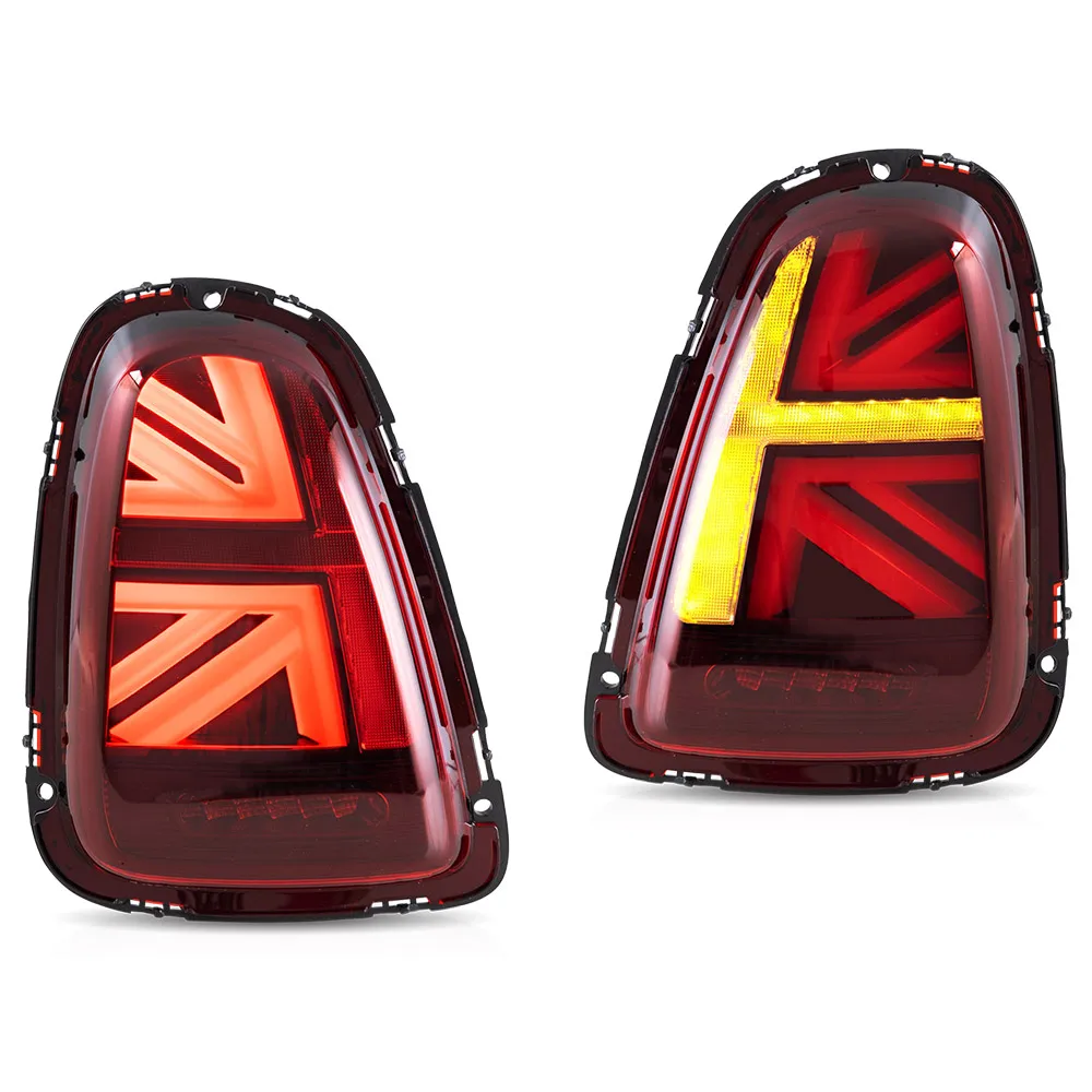 LED achterlichten voor Mini R-serie 2e generatie R56 R57 R58 R59 2007-2010 Amber sequentiële knipperlicht achterlichtunit 1 paar