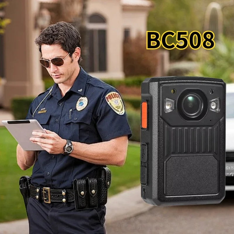 Body Worn Camera 1440P 2inch screen with 3600mAh Battery Ultra-Long Recording,waterproof Night Vision,Security & Safety Camera