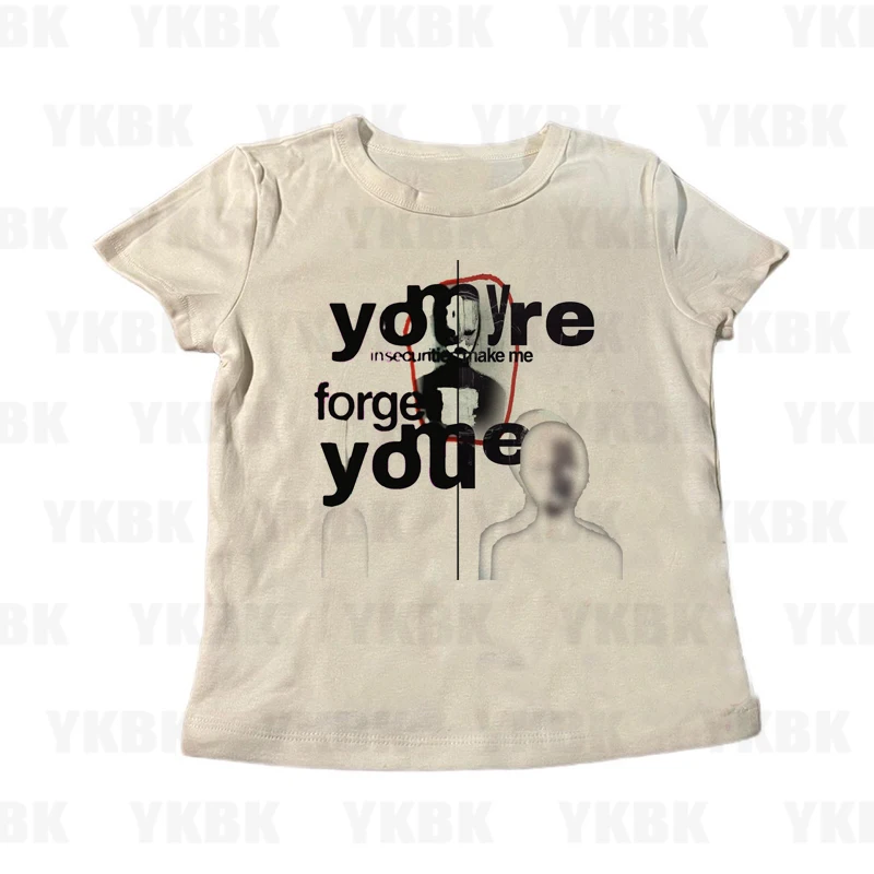 Leuke Meisjes Casual Baby Tank Harajuku Anime Punk Print Lange Mouw Straat Tops Vintage Y2k Stijl Emo Vrouwen Vest 90s Mode