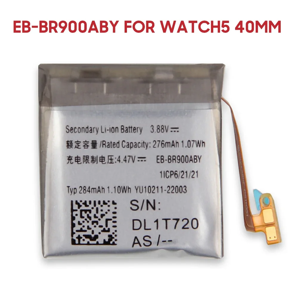 

For Samsung Watch 5 pro 45mm Watch5 40mm 44mm Replacement Battery EB-BR900ABY EB-BR910ABY EB-BR925ABY With Tool