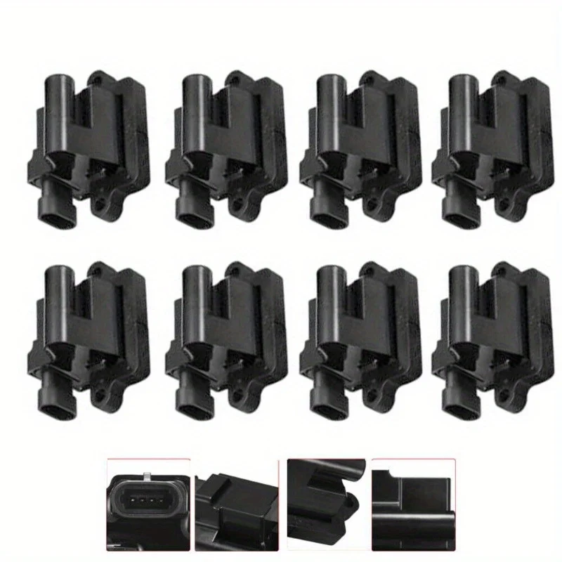 

8 шт. квадратные катушки зажигания для CHEVY/GMC/CADILLAC 4.8L-8.1L (UF271)