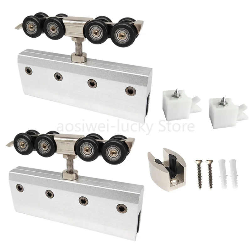 

1 комплект верхних роликовых роликов для стеклянных дверей