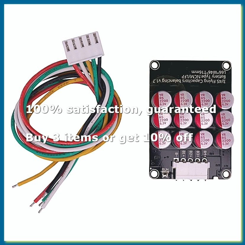 ● Carte d'équilibrage active 4S 5A pour groupe complet, égaliseur de batterie Lithium Lipo Lifepo4, condensateur de transfert d'énergie - AFB