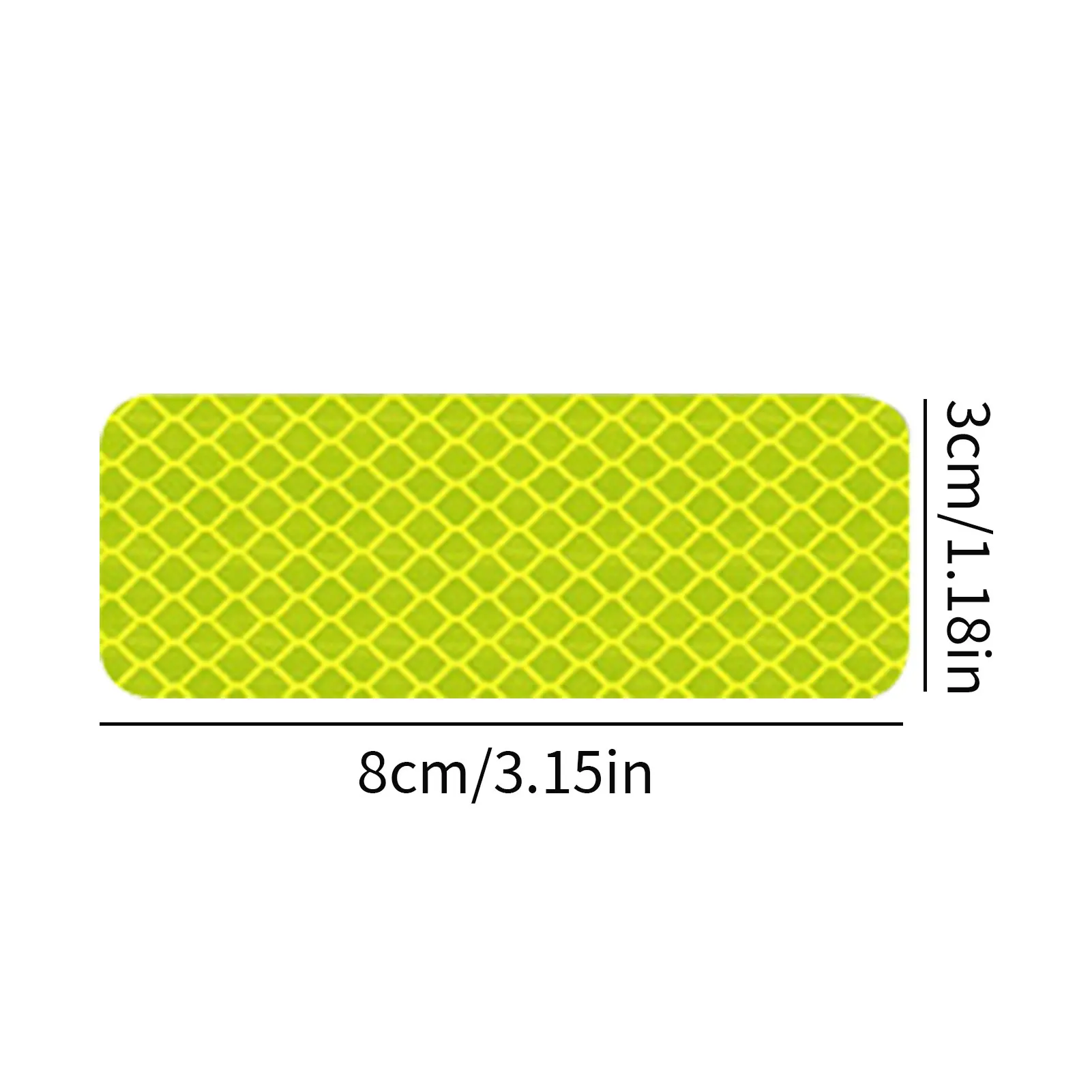 Car Door Sticker Reflective Stickers Safety Warning Mark Reflector Decal Car Exterior Reflective Tape Luminous Warning Sticker