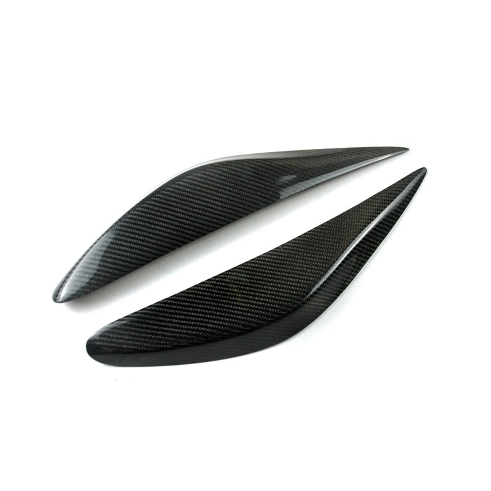 Carbon Fiber Front Head Light Lamp Eyebrow Lid Cover Brow Sticker Headlight Eyelid Trim For Nissan Altima 2013 2014 2015