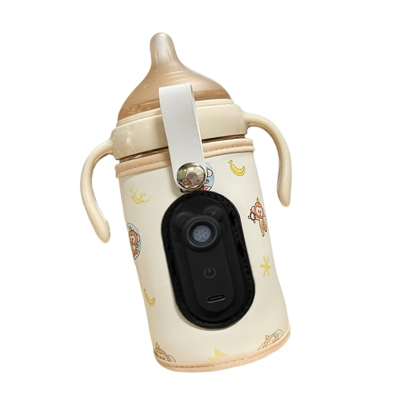 Portable USB Baby Bottle Warmer with Adjustable Temperature Baby Milk Warmer