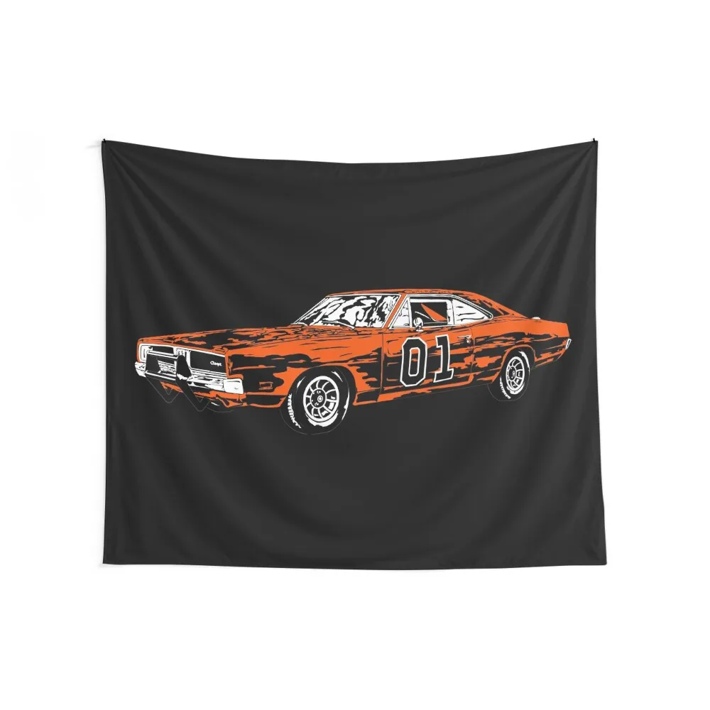 The Dukes Of Hazzard General Lee Tapestry Decorative Paintings Things To The Room Tapestry