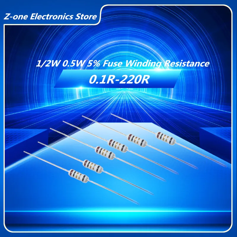 0.25W 0.5W 1W 2W 3W  Wire Fuse Wirewound Resistor Fuse Resistance  0.1 0.15 0.22 0.3 0.47 0.5 1 1.5 2.2 3.3 4.7 5.1 10 20 47 10R