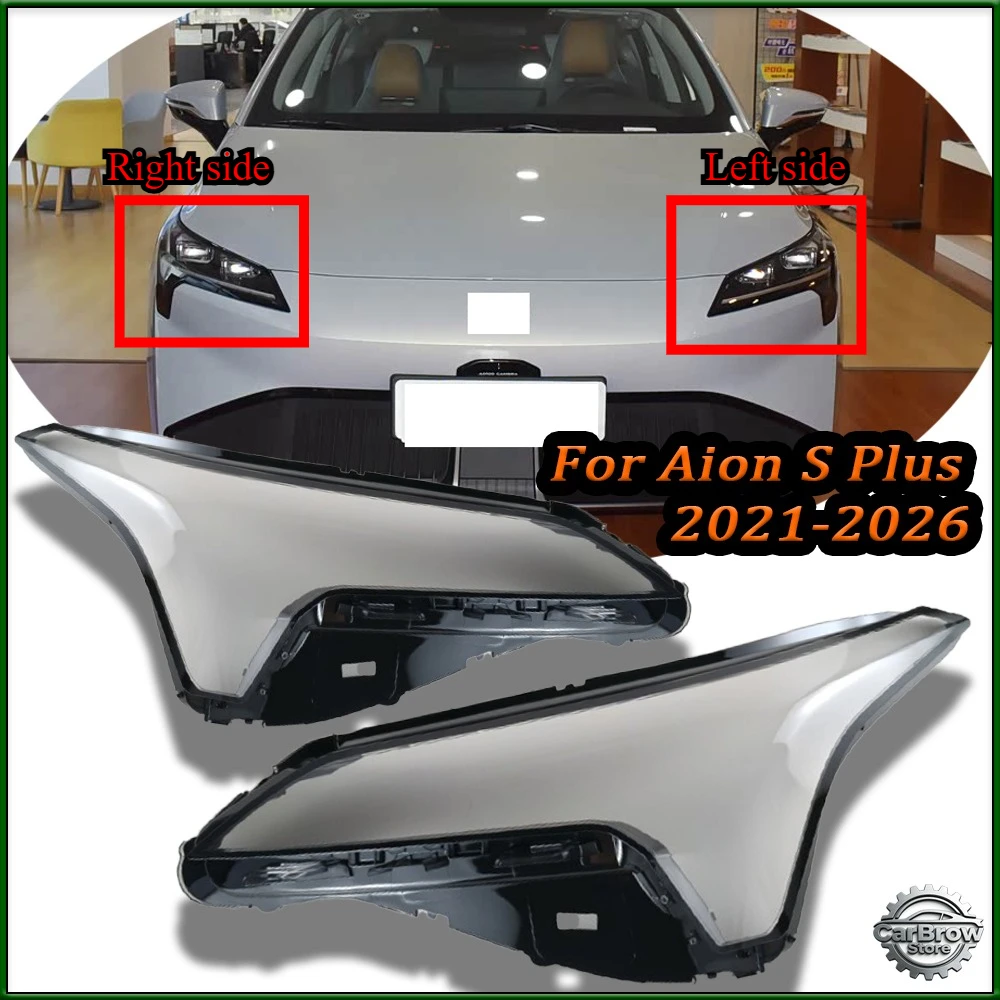 Car Headlight Shell For Gac Aion S Plus 2021 2022 2023 2024 2025 2026 Headlamp Cover Replacement Lamp Shade Headlamp Lens Glass