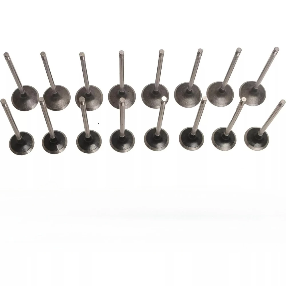 16pcs Engine Part Intake Exhaust Valves Kit Fit 1.6 L F16D3 Z16XEP A16LET L44 LXT For CHEVROLET DAEWOO FIAT HOLDEN OPEL VAUXHALL
