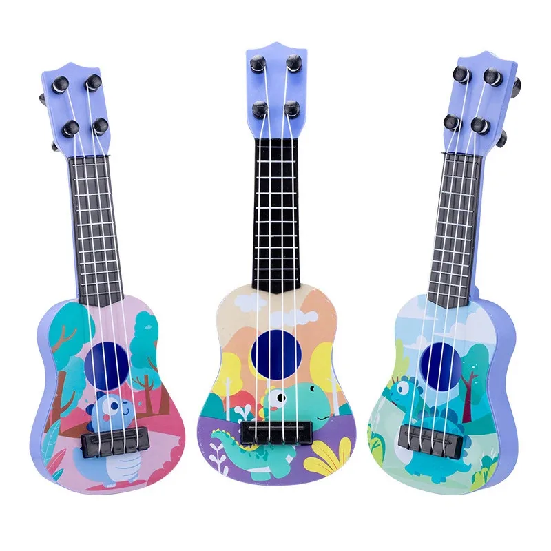 Mini Ukulele Guitar Toy Skill Improving Classical Early Educational Musical Instrument For Boys Girls Children Baby Xmas Gifts