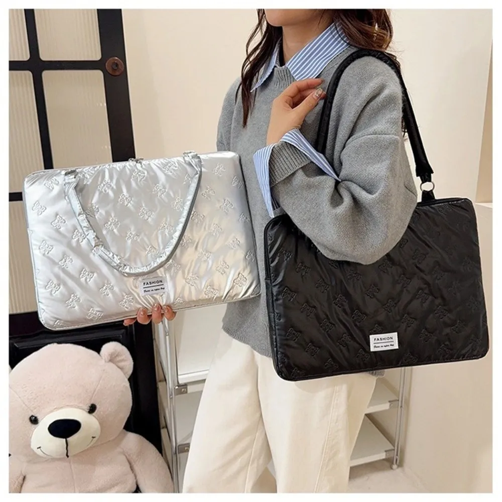 

Universal Shockproof Laptop Handbag Water Resistant Bow Notebook Computer Sleeve Storage Sleeve Bag