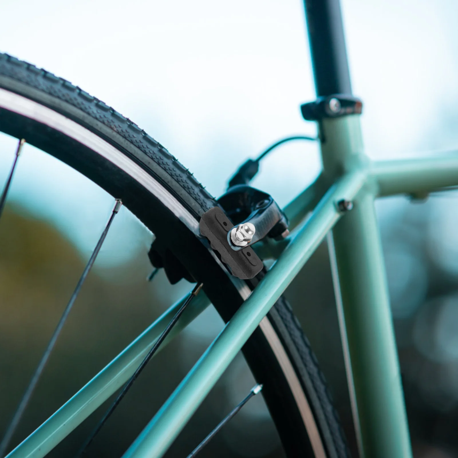 Pastilha de freio de bicicleta, 4 unidades, resistente ao desgaste, longa duração, substituição de freio a disco de mountain bike, fácil instalação, peça de bicicleta para estrada elétrica