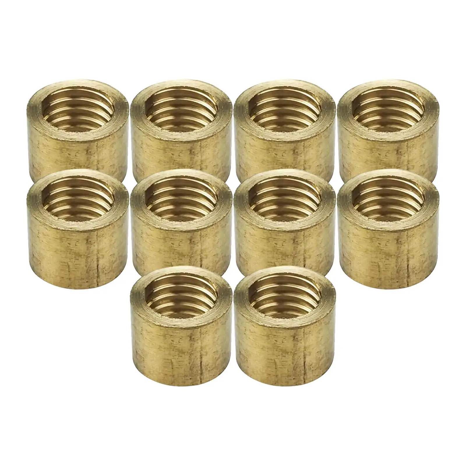 

4x 10 Pieces Billiard Cue Ferrules, Snooker Pool Cue Ferrules, Copper Billiard Cue Stick Ferrule for DIY Billiard Accessories
