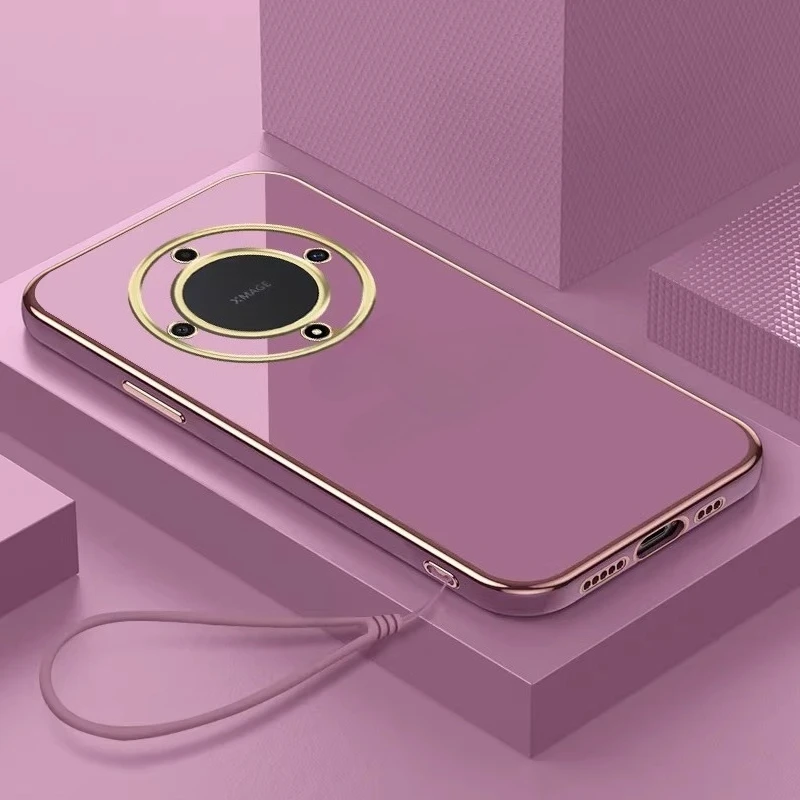 Für Magic 8 Lite Plating Kameraobjektivschutz Handyhüllen für Honor X9D X70 Weiche Silikon Stoßfeste Rückabdeckung mit Trageband – Detail 5