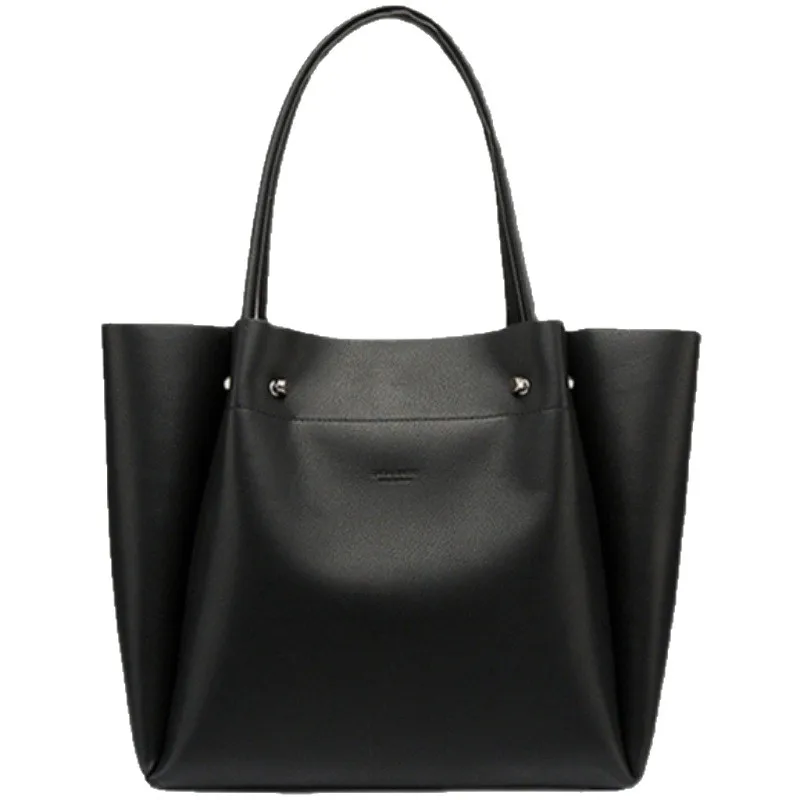 

Women's Tote Bag New College Style Handbag Large Capacity Commuter Shopping Bag Urban Minimalist PU Soft Zipper