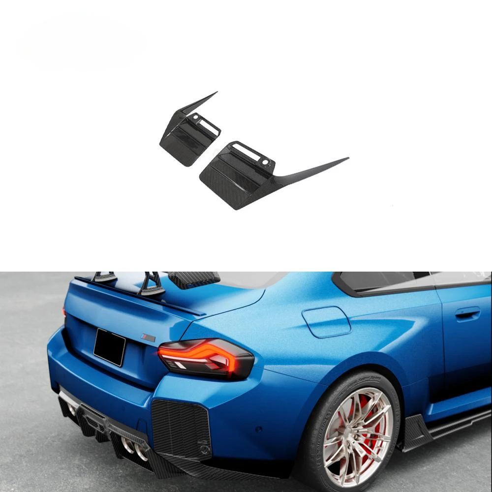 For BMW G87 M2 Coupe 2022-24 Prepreg Dry CARBON FIBER Rear Air Ducts Vents