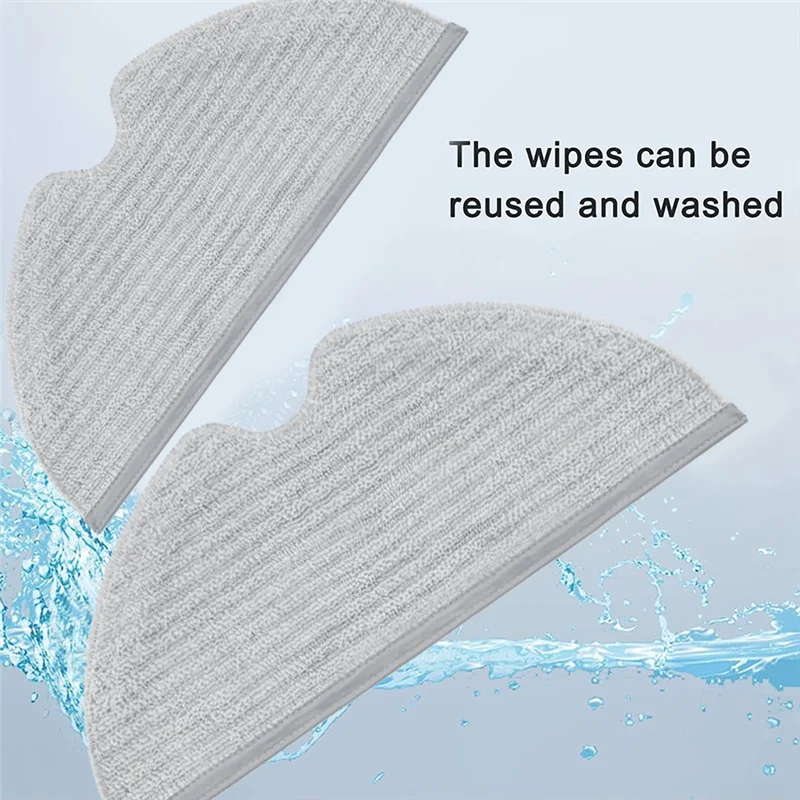 

-A86T For Xiaomi 2C STYTJ03ZHM Dreame D9 D9 Pro L10 L10 Pro Vacuum Cleaner Water Tank + Mop Cloth Replacement Accessories