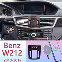 For Mercedes Benz E200 E300 W212 2010-2012 Magnetic Phone Holder 15W Wireless Charging Phone Stand MagSafe Phone Support Custom