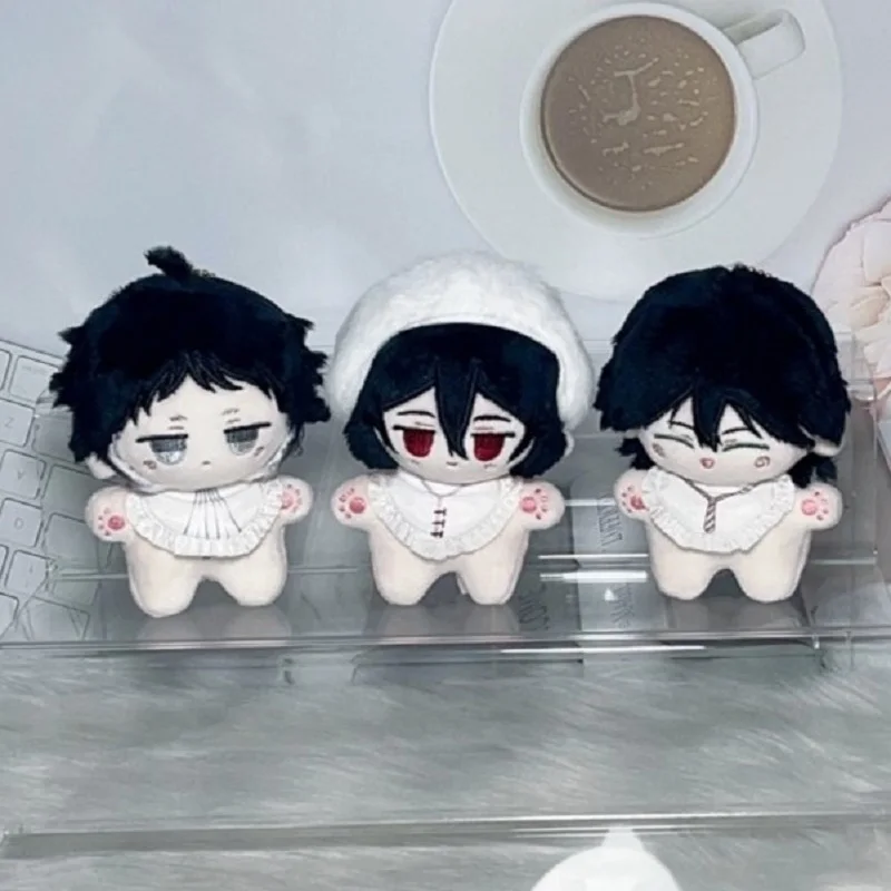 Bungou Stray Dogs Plush Edogawa Rampo Ryunosuke Akutagawa Dostoevsk Pendant Keychain Anime Cosplay Stuffed Doll Kids Gift