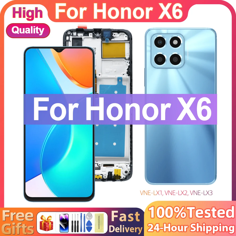 6.5\'\' High quality LCD For Huawei Honor X6 LCD VNE-LX1 VNE-LX2 Display Touch Screen For HonorX6 LCD Frame Digitizer Assembly