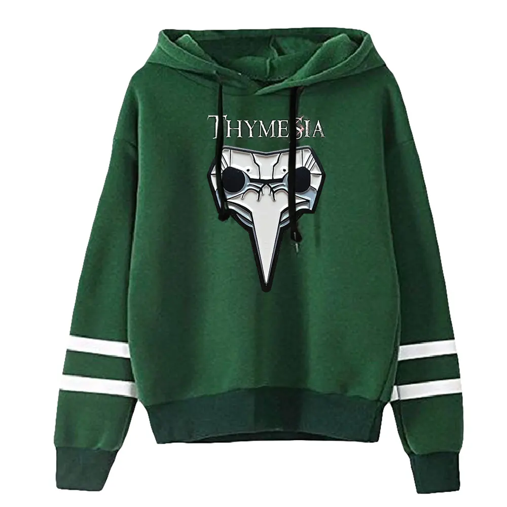 Thymesia Game Unisex Pocketless Parallel Bars Sleeves Sweatshirts Women Men Hoodie Casual Style Harajuku Clothes