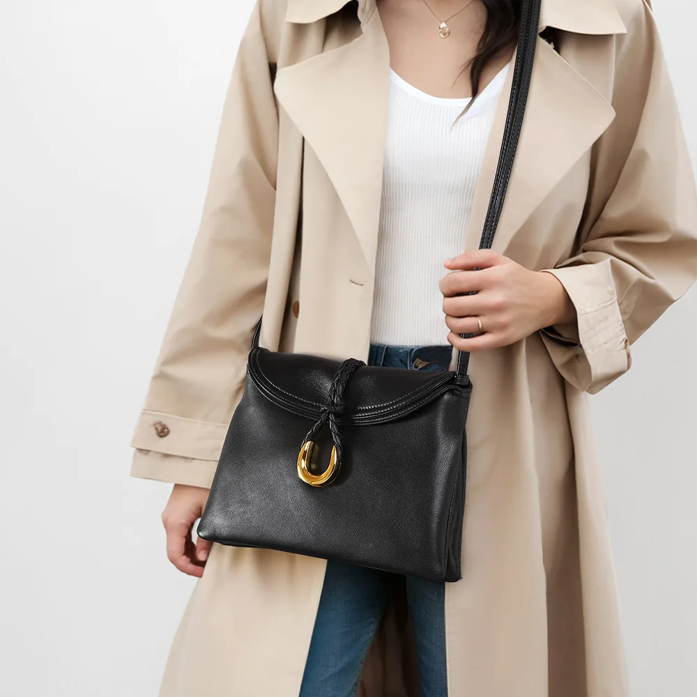 Ladies' шоппер High-end Saddle Sheepskin Luggage Armpit Bag Genuine Leather Bag Bags Female сумки  сумка на плечо кожаная шопер